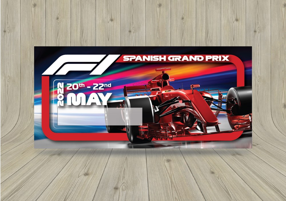 F1 Spanish Grand Prix large format banner